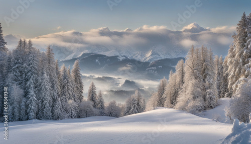 Allgäu's Scenic Winter Wonderland © Abood