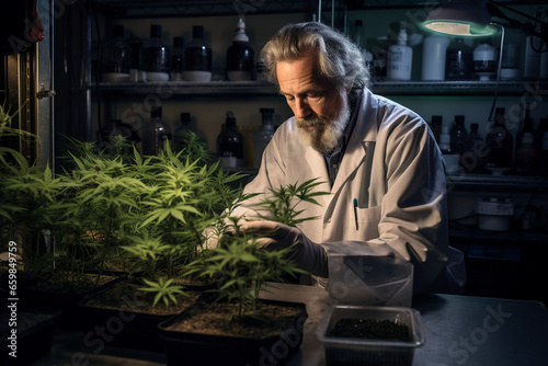 Bridging Tradition and Innovation: Scientist Refining Cannabis for Medical Use in a State-of-the-Art Laboratory