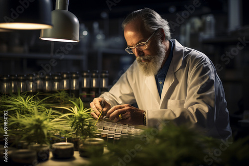 Bridging Tradition and Innovation: Scientist Refining Cannabis for Medical Use in a State-of-the-Art Laboratory