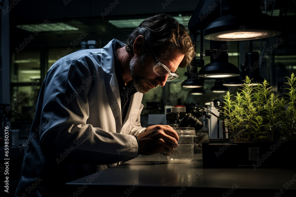 Bridging Tradition and Innovation: Scientist Refining Cannabis for Medical Use in a State-of-the-Art Laboratory