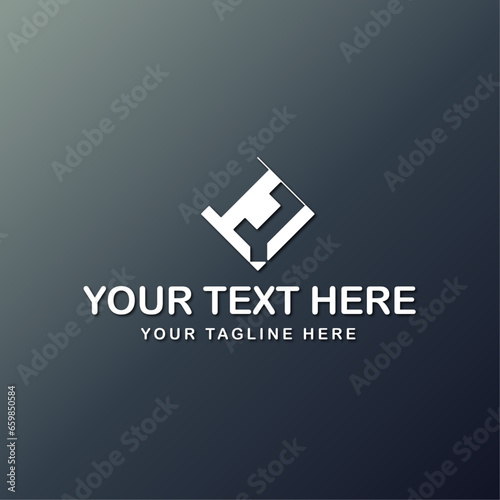 The Best Design iq logo unique modern minimalist simple creative abstract and vector