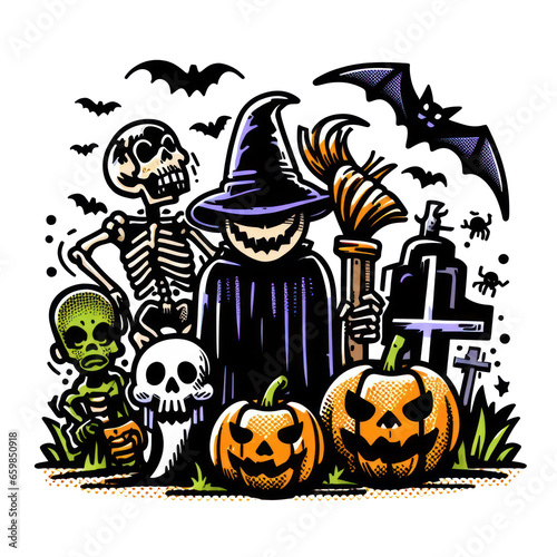 Halloween Theme Logo