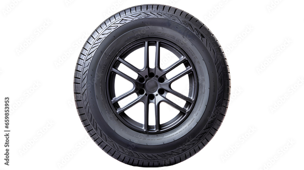 Car Tire. Isolated on Transparent background. Car Tire. Isolated on Transparent background.