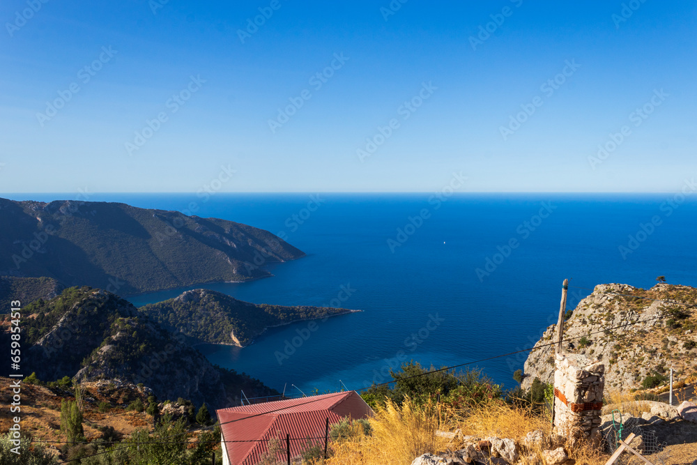 Fototapeta premium Mugla Fethiye Oludeniz Landscape - Lycian Way 