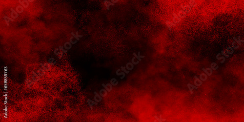 Red somke background watercolor vector art texture for poster, cover, banner, flyer, cards Colorful smoke close-up on a black background Empty red smooth textile grunge texture material. the explosion