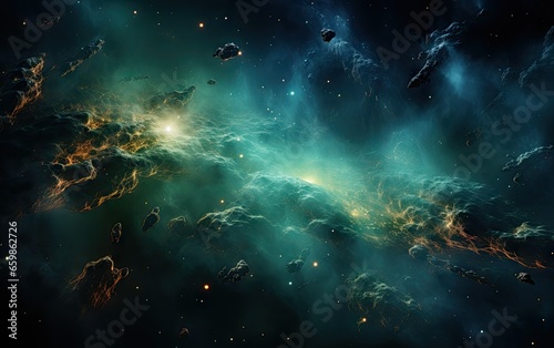 Space nebula © Mike