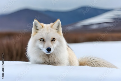 fox in snow