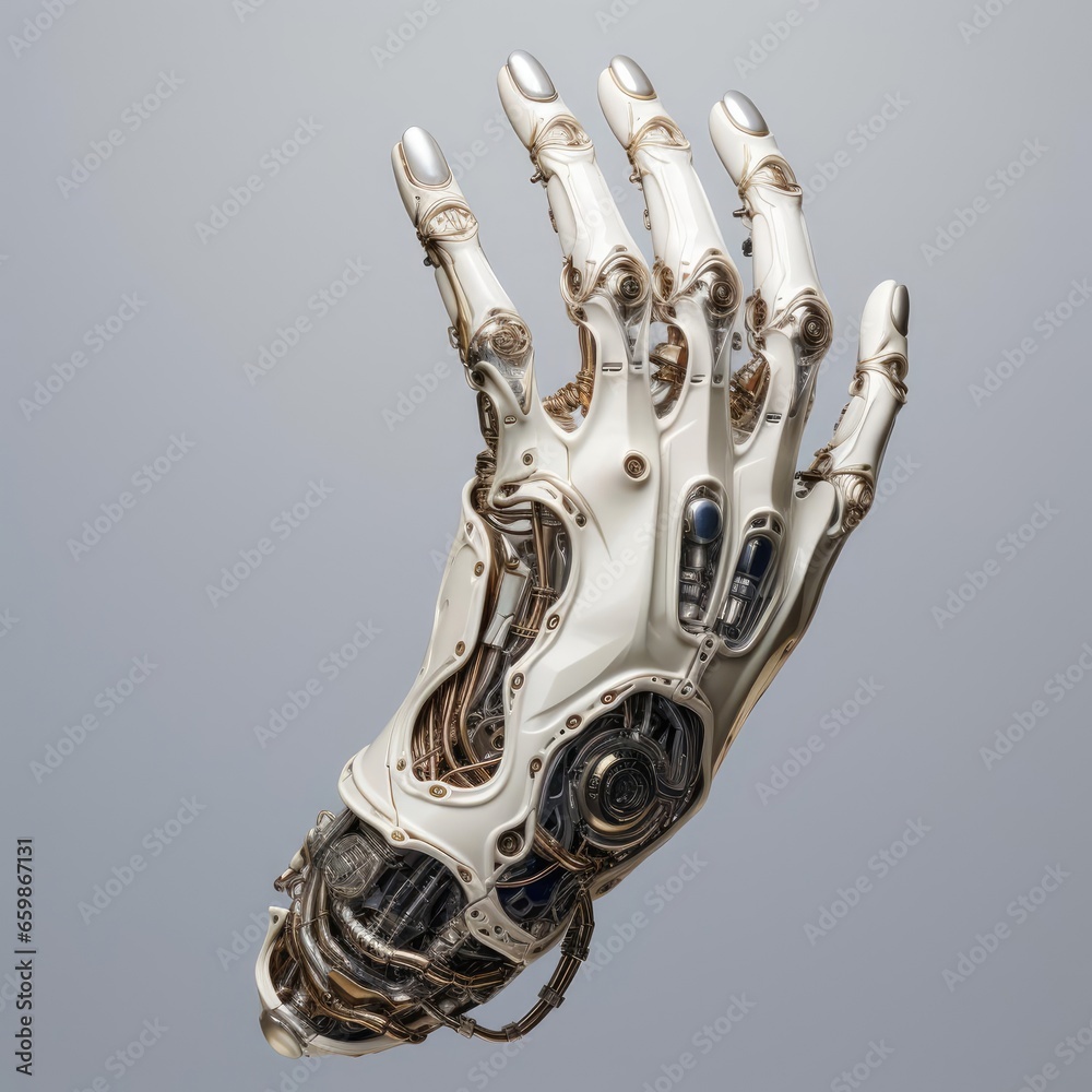 Robot Hand Showing Gestures