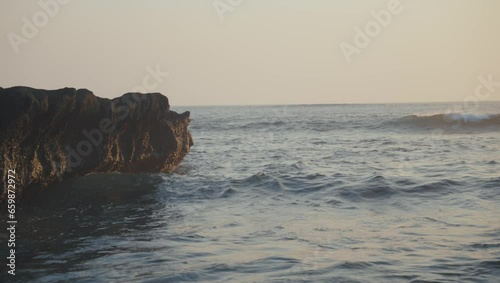 the ocean's canvas, a masterpiece in motion, lost in the rhythm of waves