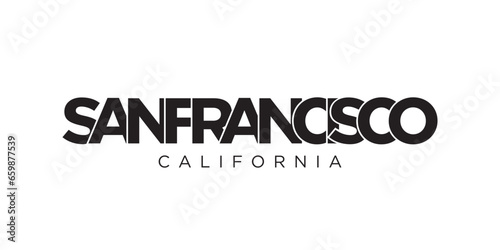 Photography San Francisco, California, USA typography slogan design