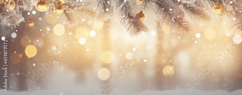Winter Wallpaper Christmas Tree Branches 