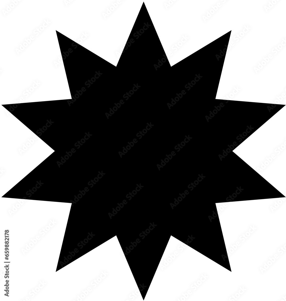 Star vector icons. Set of star symbols isolated. Vector file