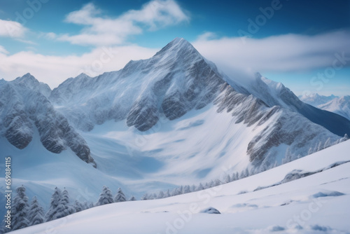 winter mountain landscape