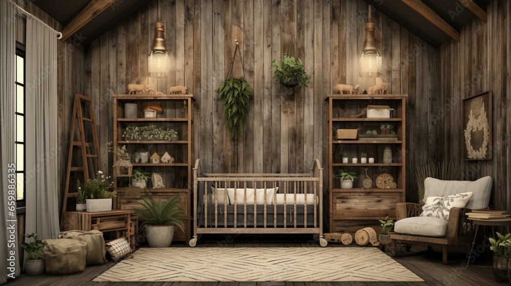 an old barn into a rustic baby boy's nursery with reclaimed wood accents an old barn into a rustic baby boy's nursery with reclaimed wood accents