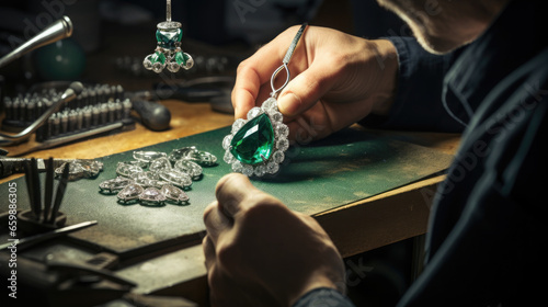Gem of the Side Street: The Jeweler's Marvelous One-of-a-Kind Creation Nearing Completion