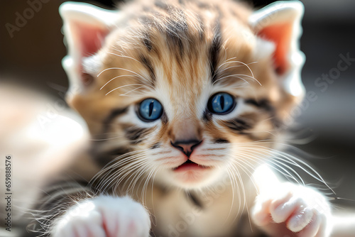 cute baby cat. Generative AI