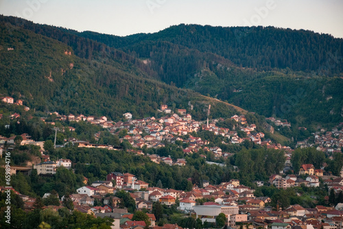 Sunny Splendor: Bosnia's Uphill Houses