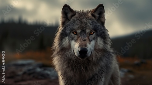 Wolf made with Generative AI Technology