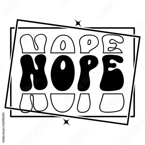 Nope svg