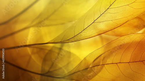 yellow abstract background. . autumn movement interlacing transparent curved lines.
