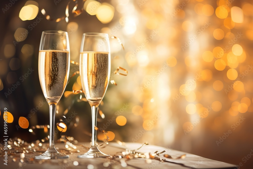 A sparkling background featuring holiday champagne celebrations. A sparkling background featuring holiday champagne celebrations.