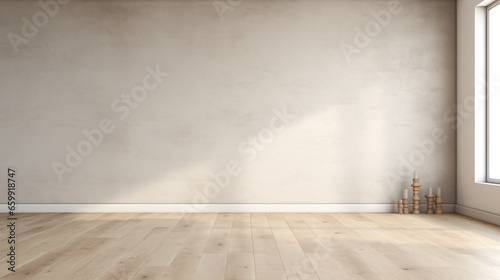 Interior of empty room background