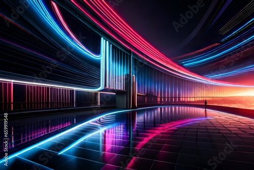 abstract background of the bridge