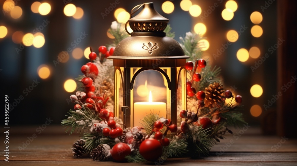 christmas decoration with candle christmas decoration with candle