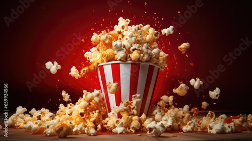 Popcorn at the movies, generative Ai