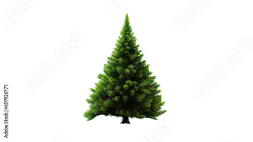 Merry Christmas, isolated on transparent background, Generative ai.