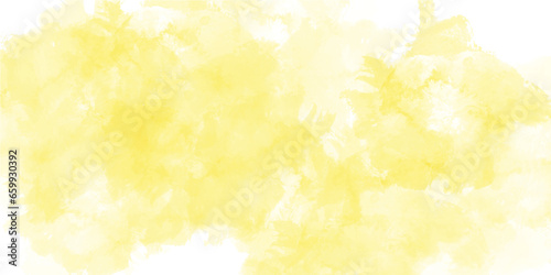 Yellow  watercolor. Background .Yellow watercolor background for your design, watercolor background concept, vector.