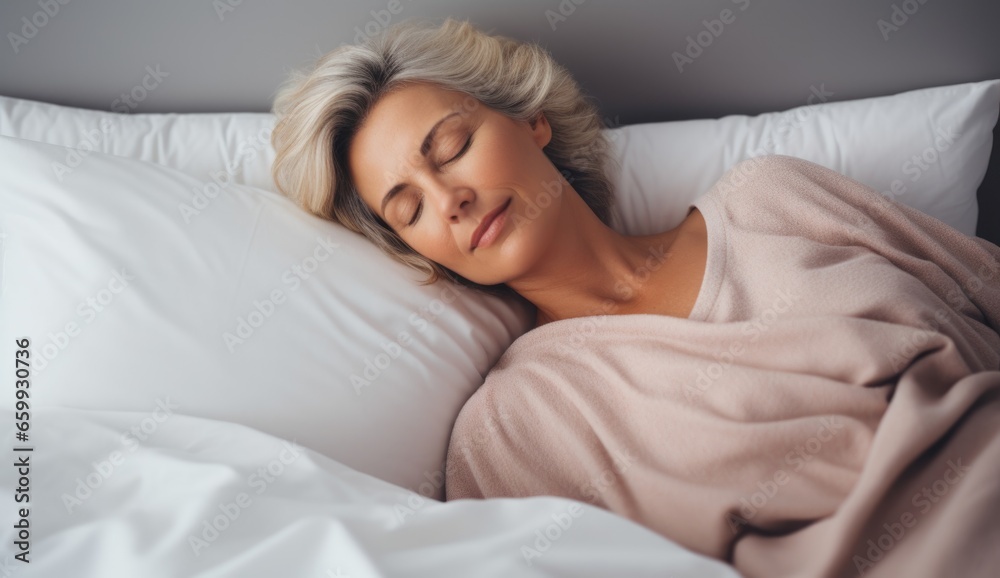 portrait of a woman relaxing in bed portrait of a woman relaxing in bed