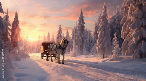 Fotografija horse in winter
