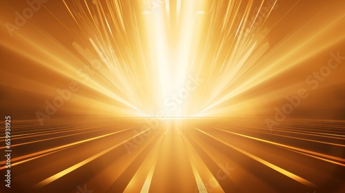 golden scene with light rays background