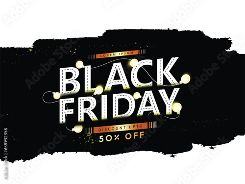 creative Black Friday vector banner,poster illustration for Sale with abstract background. 
