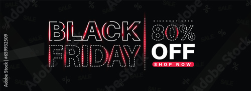creative Black Friday vector banner,poster illustration for Sale with abstract background. 
