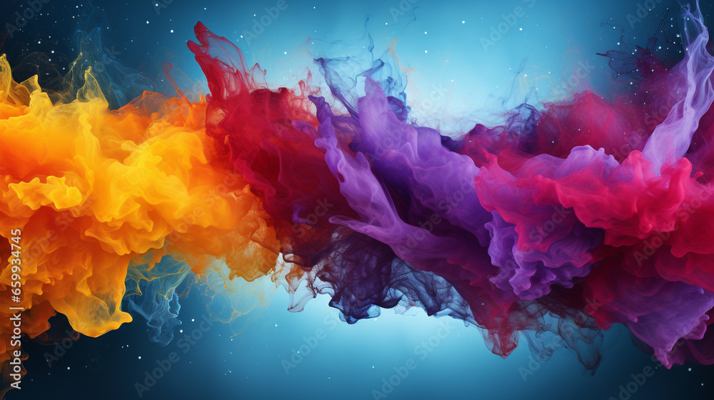 abstract watercolor background HD 8K wallpaper Stock Photographic Image