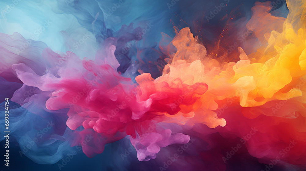 abstract watercolor background HD 8K wallpaper Stock Photographic Image