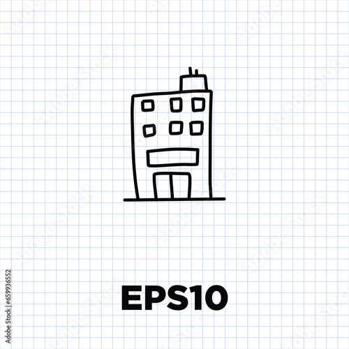 Hand Drawn Stickman Drawing EPS10