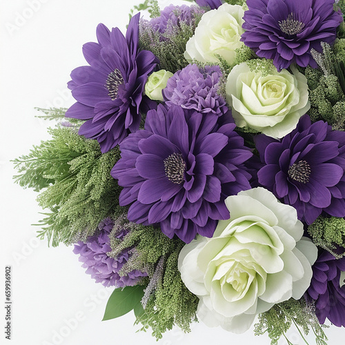 Colorful floral Ai generated design