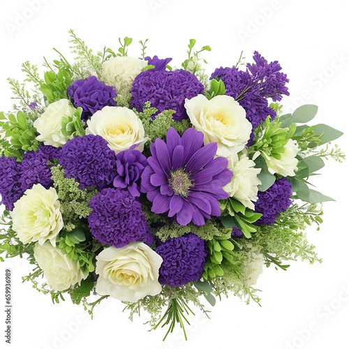 Colorful floral Ai generated design