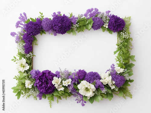Colorful floral Ai generated design