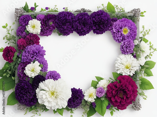 Colorful floral Ai generated design