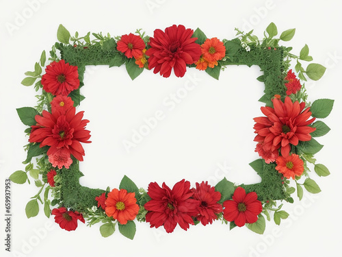 Colorful floral Ai generated design