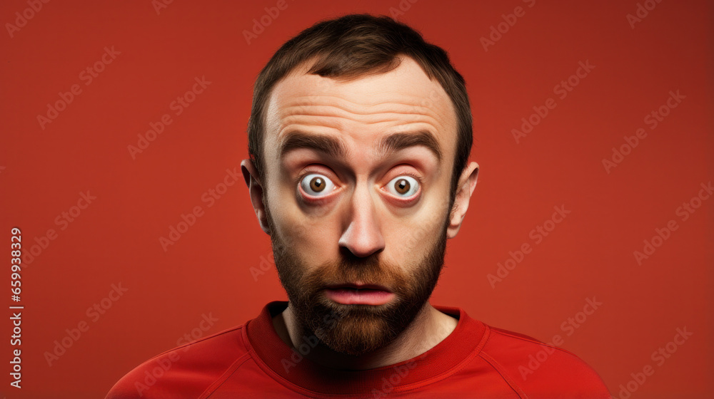 Sad man isolated on color background, close up Portrait Sad man isolated on color background, close up Portrait