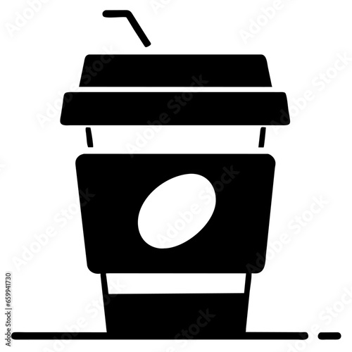 Vector aislado icono taza de café humeante