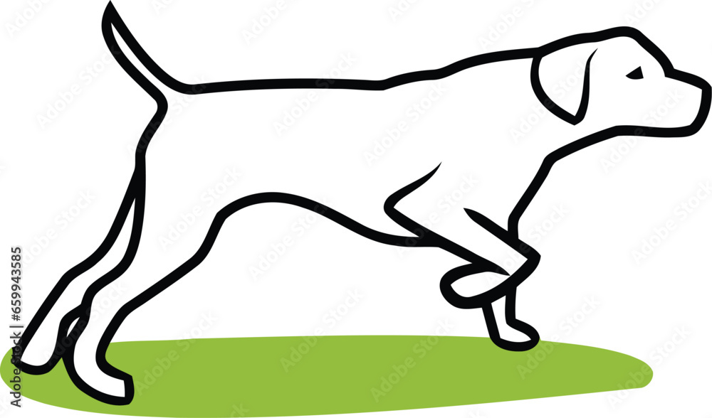 Dog vector image 