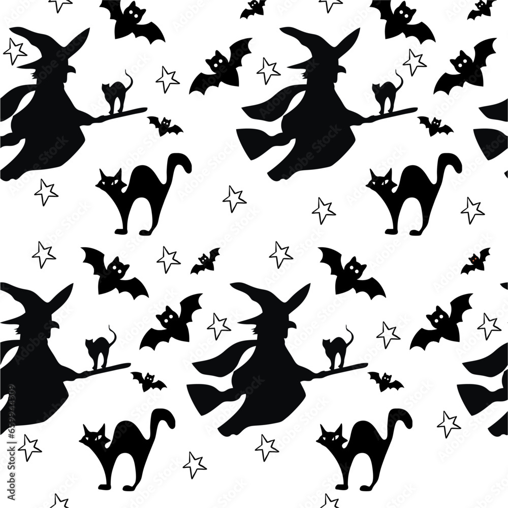 Halloween seamless pattern Halloween seamless pattern