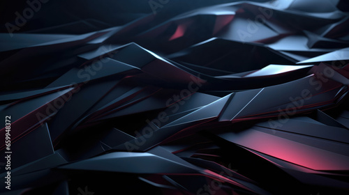 Mesmerizing 3D Style Geometry Abstract Background in Vibrant Colors, Ideal for Modern Designs and Artistic Concepts