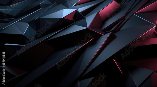 Mesmerizing 3D Style Geometry Abstract Background in Vibrant Colors, Ideal for Modern Designs and Artistic Concepts